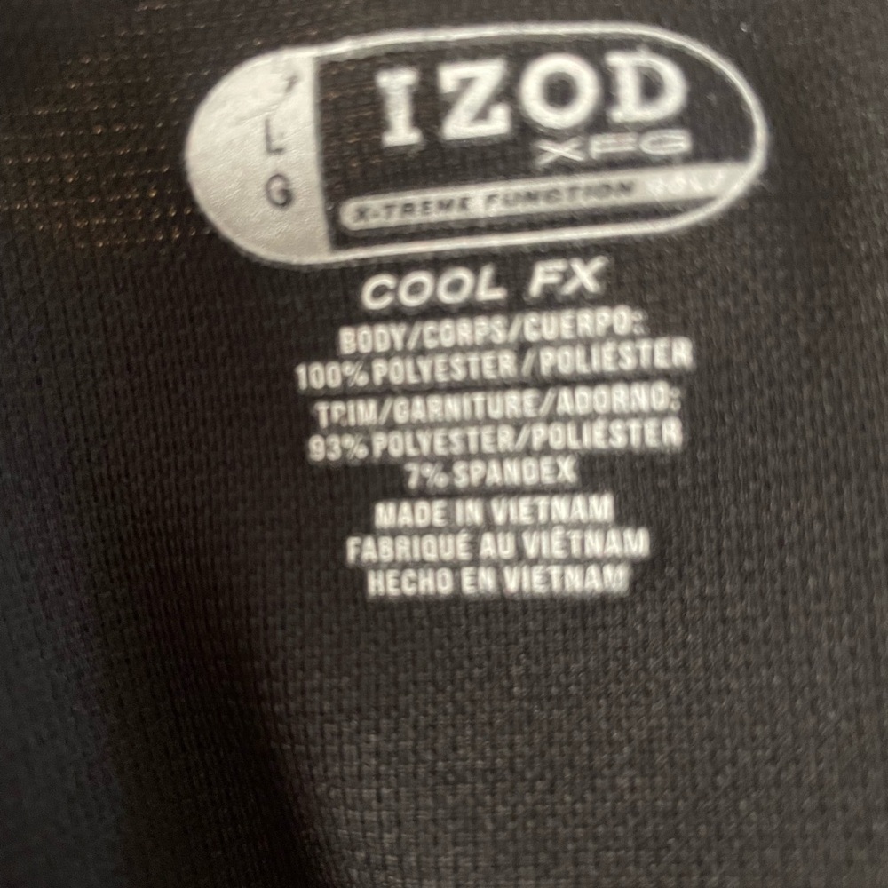 Golf Izod Black and Pink Polo Shirt - Picture 6 of 6